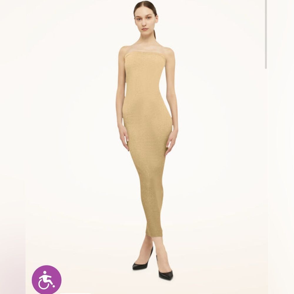 NWT 479.90 WALFORD  FADING SHINE DRESS XS